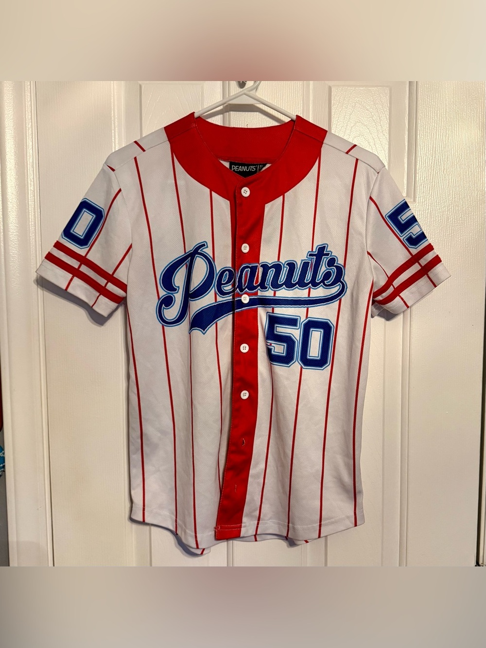 The Peanuts Snoopy Jersey Athletic Club Mens XXS